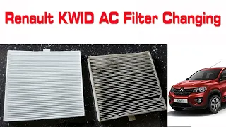 Renault Kwid Cabin Filter  AC Filter  Changing #renault #kwid #ACfilter