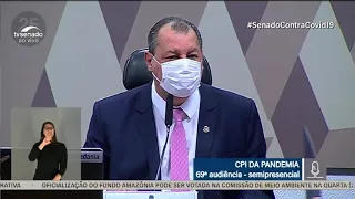 Omar Aziz (PSD-AM) defende que Congresso se posicione sobre fala de Bolsonaro sobre vacinas