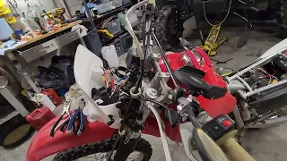 xr400r DIY dual sport conversion could work for any enduro trail dirt bike