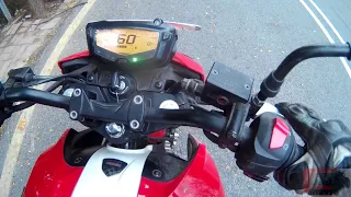 TVS Apache RTR 160 4V ACCELERATION & BRAKING TEST