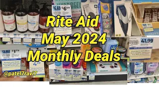 Rite Aid Monthly Deals for May 2024 + Comprehensive List Link - @patel7ravi7
