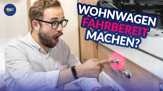 Wie mache ich meinen Wohnwagen fahrbereit?⚠️ | Werkstatt & Service  - Camperland Bong