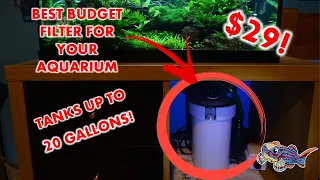 UNBOXING BEST FILTER FOR SMALL AQUARIUMS UP TO 20 GALLONS - All pond solutions/ SunSun filter review