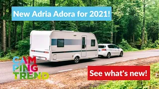 Here's the 2021 Adria Adora  Caravan!