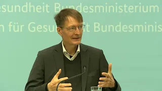 Bundesgesundheitsminister Karl Lauterbach zum Schutz von Pflegebedürftigen und Pflegekräften