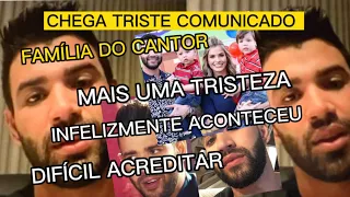 TRISTE COMUNICADO NA FAMÍLIA DE GUSTTAVO LIMA INFELIZMENTE FIZERAM ISSO COM  COM MEUS FILHOS