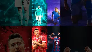 Famous Footballers How Many Clubs They Played (De Bruyne Haaland Lewandowski Cancelo) #football