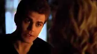 TVD 6X22 Stefan Caroline. Stefan tells Caroline.