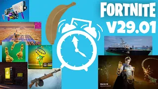 FORTNITE v29.01 Update PATCH Notes..! (Midas Event, Drum Gun, Floor Is Lava, Gold Everything!!)