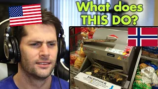 American Reacts to Grocery Stores in Norway vs USA (Part 1)