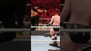 Roman Reigns Super Man Punch To Sheamus