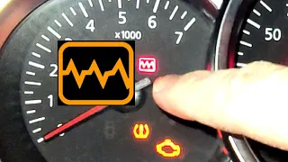 Multi Function warning light (zig zag) from Service Mode on Dacia Logan 2