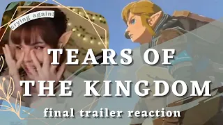 The Legend of Zelda: Tears of the Kingdom FINAL TRAILER REACTION