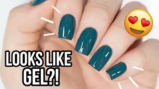 WOW! Make Regular Nail Polish Look Like GEL!