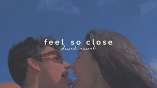 calvin harris - feel so close (slowed + reverb)