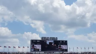 F22 Raptor flyover at Aggie game September 3, 2016