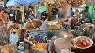 Street Food in Peshawar - GOLDEN PULAO MOUNTAIN + AMAZING SIRI PAYA | Pakistani Food Tour Peshawar