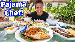 Meet The Pajama Chef!! FRIED GARLIC FISH - Backyard Food Paradise!!