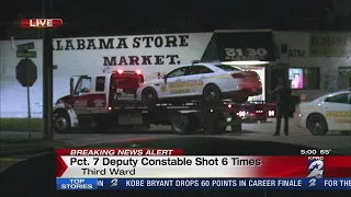 Pct. 7 Deputy Constable shot 6 times