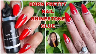 How to Use Nail Rhinestone Glue - Born Pretty Nail Glue - DIY Nails with Nail Glue