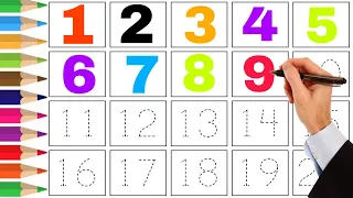 123 Numbers | 1234 Number Names | 1 To 20 Numbers Song | 12345 learning for kids  30/01/2023