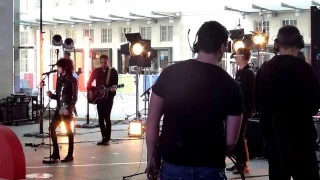 "Lost On You" (Soundcheck) - LP @ "The One Show," BBC Television, London 19 Apr 2017.