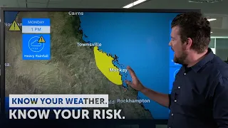 Severe Weather Update: Heavy rain and flooding for central coast of QLD