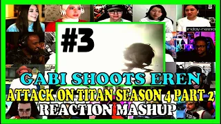 Gabi Shoots Eren Scene Reaction Mashup - Attack On Titan Season 4 Part 2 Episode 3