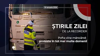 18 IANUARIE 2024. Pofta vine mâncând: proteste în tot mai multe domenii. Miting avizat în București