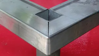 Not many know | trick to bend a square tube pipe