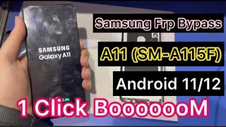 Samsung A11 (SM-A115F) U2 U3 U4 U5 U6 Unlock Google Account Android 11/12 One 4.0 | Frp Bypass A115F