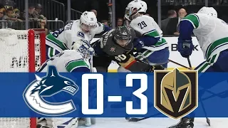 Canucks vs Golden Knights | Highlights (Mar. 3, 2019) [HD]