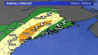 High wind and heavy rain expected for Maine