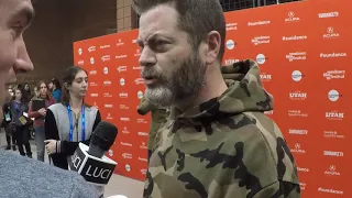 Sundance 2018: Nick Offerman of Heart Beats Loud on the Red Carpet 1 of 2