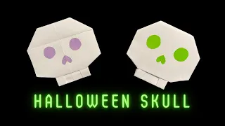 Origami Halloween Skull | Halloween Crafts