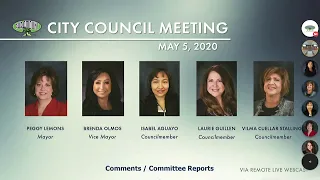 City Council Meeting May 5, 2020