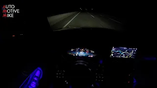 2020 Mercedes-AMG GLC63 S Autobahn Night Drive POV