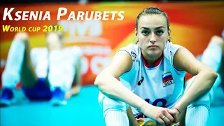 Ksenia Parubets | Powerfull spikes | Highlights | World cup 2019 |