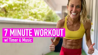 The 7 Minute Workout | 7 Minute Timer & Music | Cynthia Balout