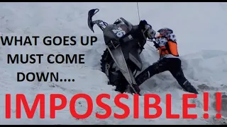 AN IMPOSSIBLE SNOWMOBILE HILL CLIMB! | JUST SNOWMOBILES