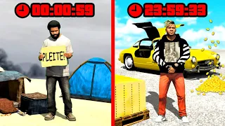 GTA 5 - $0 zu $1.000.000 in 24 STUNDEN!!