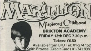 Marillion - Brixton Academy, London, 13 dec 1985 FULL LIVE CONCERT