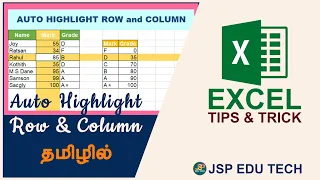 Excel Tips & Tricks | Auto Highlight Row and Column #exceltricks #excel #exceltips