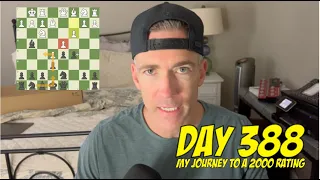 Day 388: Playing chess every day until I reach a 2000 rating