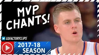 Kristaps Porzingis CRAZY Full Highlights vs Suns (2017.11.03) - 37 Pts, 7 Reb, MVP Chants!