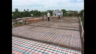 Kho Tư liệu Xây dựng - Các bước thi công cốp pha & cốt thép dầm sàn nhà phố, biệt thự