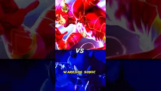 CW Flash Vs Sonic all forms || #shorts #marvel #sonic