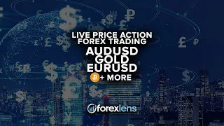 LIVE PRICE ACTION FOREX TRADING - AUDUSD, GOLD, EURUSD + MORE