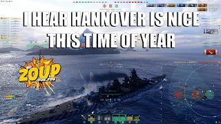 World of Warships Hannover Gameplay