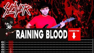 【SLAYER】[ Raining Blood ] cover by Masuka | LESSON | GUITAR TAB